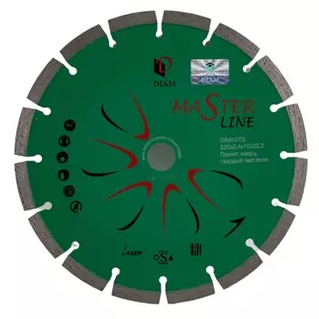 Алмазный диск по граниту Diam Master Line 000597 (230x2,4x10x22,2 мм)