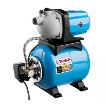 Автоматическая насосная станция Зубр НАС-М3-1000 1000 Вт, бак 20 л