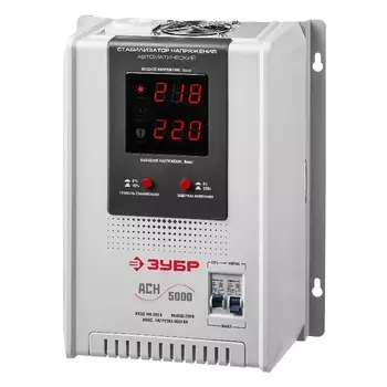 Автоматический стабилизатор напряжения Зубр Профессионал АСН-5000 59385-5