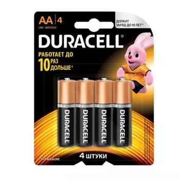 Батарейки Duracell АА 4шт CN 5000394115996