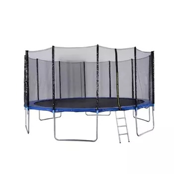 Батут с защитной сеткой и лестницей Arizone 80-160600, 488х85 см