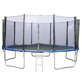 Батут с защитной сеткой и лестницей Arizone 80-150500, 457.5х85 см