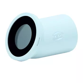 Белая фановая труба Ани Пласт W2220, 110 мм, 22,5 градуса