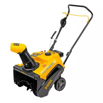 Бензиновая снегоуборочная машина Denzel SB 460 E 97649, шнек SnowCrusher