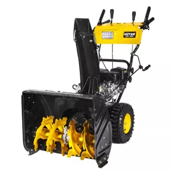 Бензиновый шнековый снегоуборщик Huter SGC 6000 70/7/7 (самоходный, мощность двигателя 8 л.с., ручной пуск)