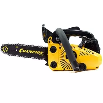 Мини бензопила для вырезания Champion 125T-10"-3/8"-1,3-40E S2512 (40 звеньев, паз 1.3 мм, объем двигателя 25.4 см3)