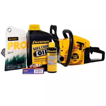 Бензопила Champion А246-15, 1,9 кВт, 45,8 см, легкий старт