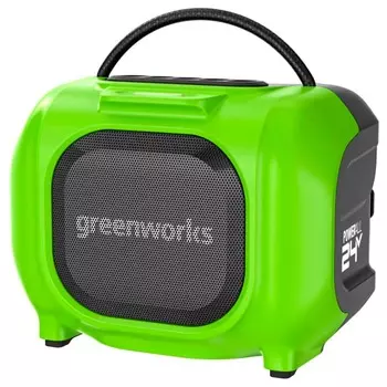 Беспроводная акустическая система аккумуляторная Greenworks 3503107, 24V/220V, без АКБ и ЗУ