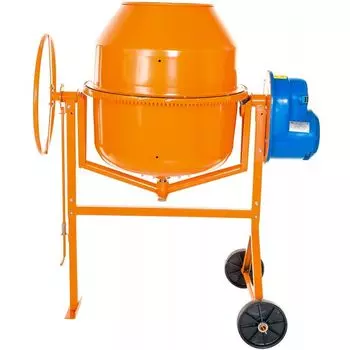 Бетономешалка Лебедянь СБР-190 95452, 1000 Вт, раствор 110 л, вес 77 кг