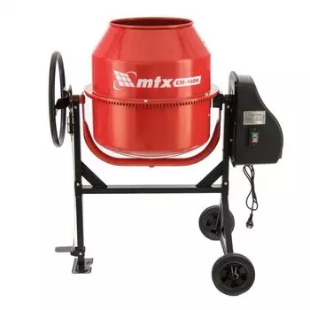 Бетономешалка Mtx СМ-140К 95482, раствор 79 л, вес 49 кг, мощность 550 вт