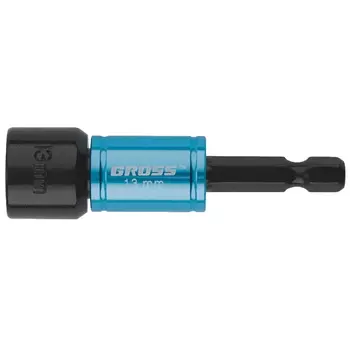 Бита с торцевой головкой Gross 11623, магнитная, Nut-Driver, 13 мм, S2