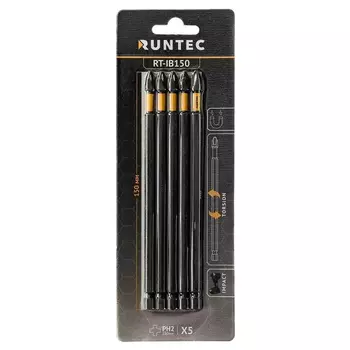 Бита ударная Runtec RT-IB150 H6.35 150мм PH2 5шт.