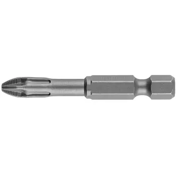 Биты торсионные Kraftool "ЕХPERT" 26123-2-50-10 кованые, обточенные, Cr-Mo сталь, тип хвостовика E 1/4", PZ2, 50мм, 10шт