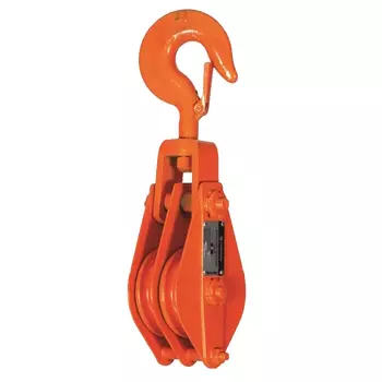 Блок шкивовый двухрольный с крюком Сибталь 13781, 10Т