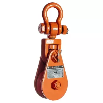 Блок шкивовый однорольный с проушиной Сибталь 14343 1Т