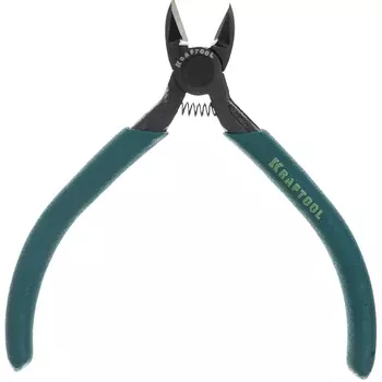 Бокорезы Kraftool "KRAFT-MINI" 220017-6-11, обливные рукоятки, коническая (конусная, клиновидная) форма, рез заподлицо, 115мм