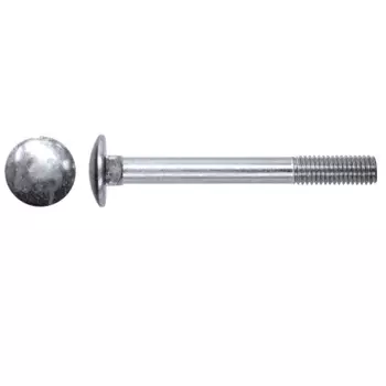 Болт мебельный Starfix SMZ2-93823-6, М8х60 мм, с квадратом, DIN 603 (6 шт в зип-локе)