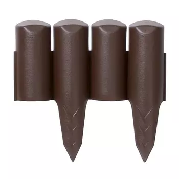 Бордюр для сада Prosperplast IPBO-R222 Palisada, border, коричневый