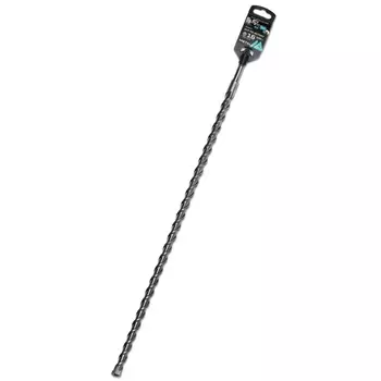 Бур по бетону Metallica Optima 904657, SDS-plus, 16 х600/550 мм, напайка с центром, 2 спирали