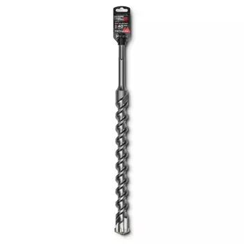 Бур по бетону SDS-max Metallica Ultra 906316, 40х540/400 мм, Х-напайка, 2 спирали