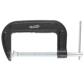 Быстрозажимная G-образная струбцина Sparta 206565 (ширина зажима 100 мм)