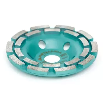 Чашка алмазная сегментная Metallica Optima 900802, 2 ряда, 125x22,2 мм, по бетону, в кор.