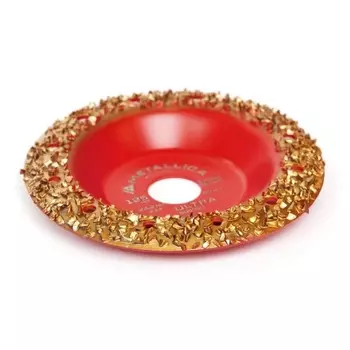 Чашка твердосплавная шлифовальная Metallica Ultra 900963, 125х22,2 мм, #14, закругленная, по дереву