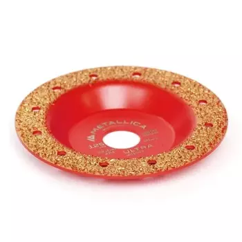 Чашка твердосплавная шлифовальная Metallica Ultra 901007, 125х22,2 мм, #24, плоская, по дереву