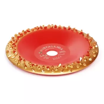 Чашка твердосплавная шлифовальная Metallica Ultra 901014, 180х22,2 мм, #8, закругленная, по дереву