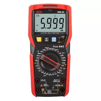 Цифровой мультиметр RGK DM-20 779647, с поверкой