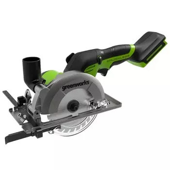 Циркулярная мини пила аккумуляторная Greenworks G24MCS 1501207 (24V, бесщеточная, без АКБ и ЗУ)