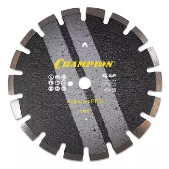 Диск алмазный Champion Asphafight PRO C1611, 300/25,4/10