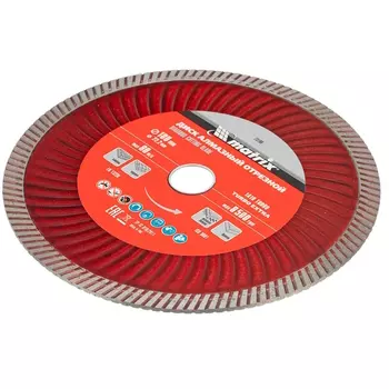 Диск алмазный отрезной Matrix Turbo Extra 73196, 180 х 22,2 мм, сухая резка