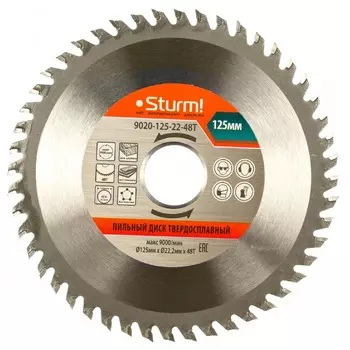 Диск пильный Sturm 9020-125-22-48T