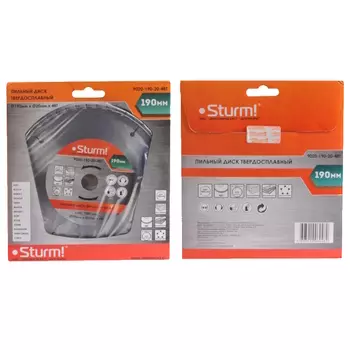 Диск пильный Sturm 9020-190-20-48T