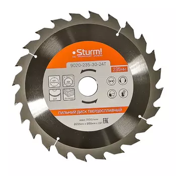 Диск пильный Sturm 9020-235-30-24T
