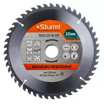 Диск пильный Sturm 9020-235-30-48T