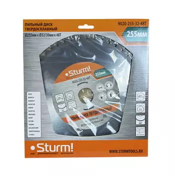 Диск пильный Sturm 9020-255-32-48T