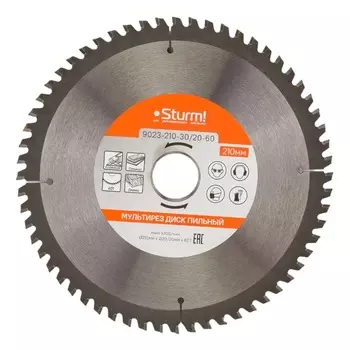 Диск пильный Sturm 9023-210-30/20-60