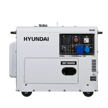Дизельный генератор в контейнере Hyundai DHY 8500SE (1 фаза, исполнение: в кожухе, номинальная мощ. 6.5 кВт)