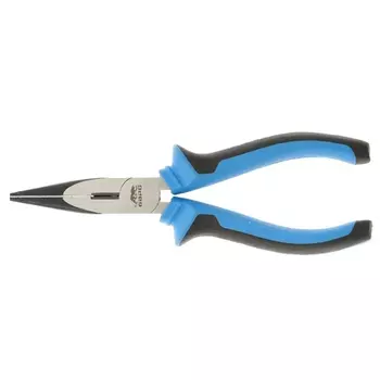 Длинногубцы прямые Барс 17195, 160 мм, хром-ванадий, двухкомпонентные рукоятки