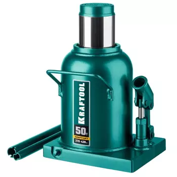 Домкрат бутылочный гидравлический Kraftool Kraft-Lift 43462-50, 50 т, 270 - 420 мм