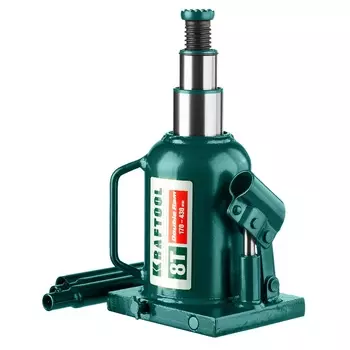 Домкрат гидравлический бутылочный Kraftool "Double Ram" 43463-8