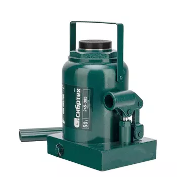 Домкрат гидравлический бутылочный Сибртех 50811, 50 т, 245-385 мм