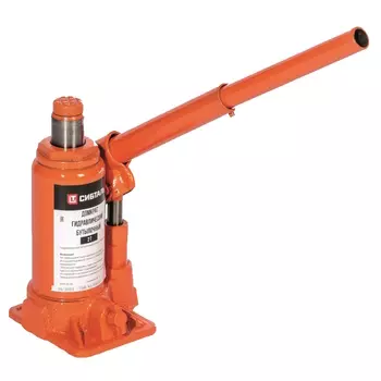 Домкрат гидравлический бутылочный Сибталь 13703, 2т