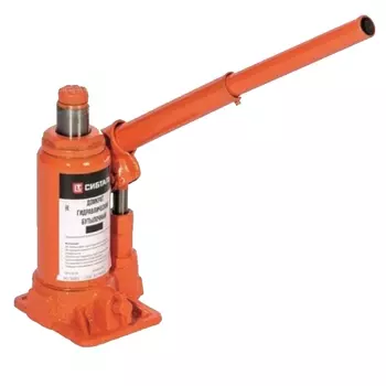 Домкрат гидравлический бутылочный Сибталь 13706, 10т