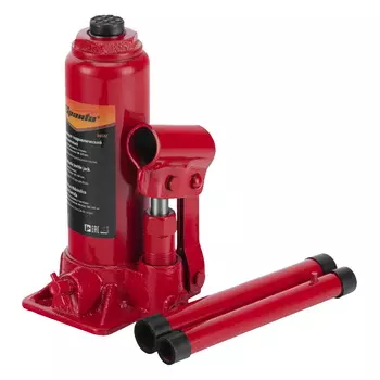 Домкрат гидравлический бутылочный Sparta 50322, 3т, h=180-340мм