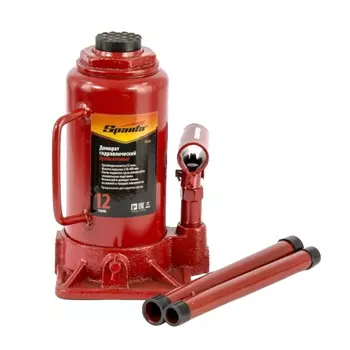 Домкрат гидравлический бутылочный Sparta 50326 (12т, h=212-400мм)