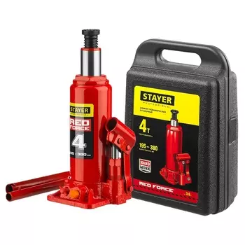 Домкрат гидравлический бутылочный Stayer "Red Force" 43160-4-K_z01