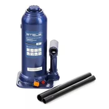 Домкрат гидравлический бутылочный Stels 51165, 8 т, 222-447 мм